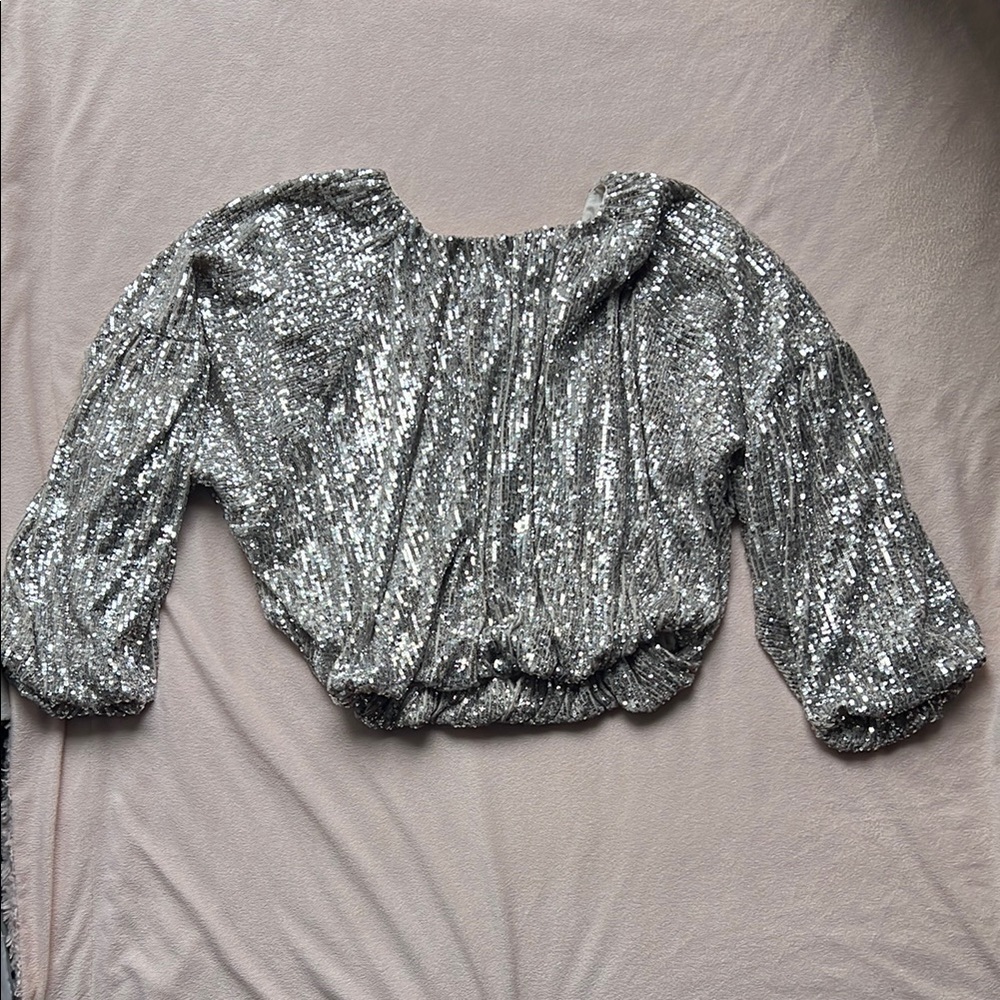 Gianni Bini sequined top women’s medium
